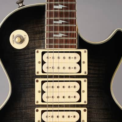 Epiphone Ace Frehley Signature Les Paul Custom - 1999 - Black Burst w/HSC image 4