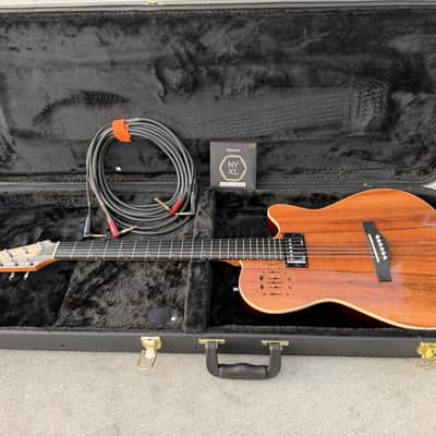 Godin A6 Ultra Koa HG Limited Edition Semi-Hollow 2010s - High-Gloss Natural image 20