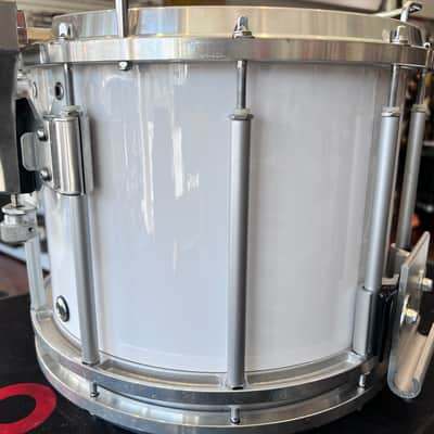 Pearl 11x13 Marching Snare Maple High Tension 90's - 2000's - White image 11