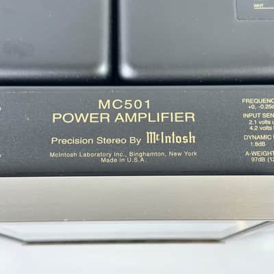 McIntosh MC501 Power Amplifier - 500 Watt Monoblock image 10