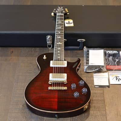 2019 PRS McCarty 594 Single-Cut Electric Guitar Fire Red Burst 10 Top + OHSC & Papers image 1
