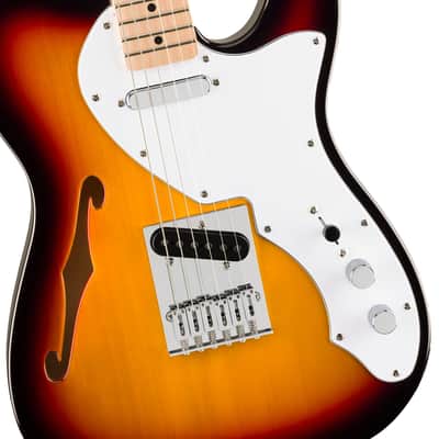 Squier Affinity Series Telecaster Thinline 3-Color Sunburst image 3