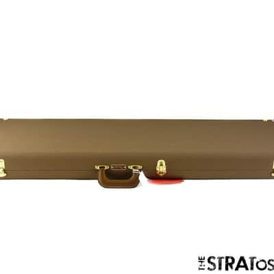 Fender American Vintage 1960 AV II Precision P Bass, Brown HARDSHELL CASE 60! image 4