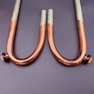 ARCH CITY BRASS AURA MK II JAZZ TRUMPET – COPPER LACQUER – SPECIAL ORDER GOLD BRASS BELL – DELUXE CASE image 5