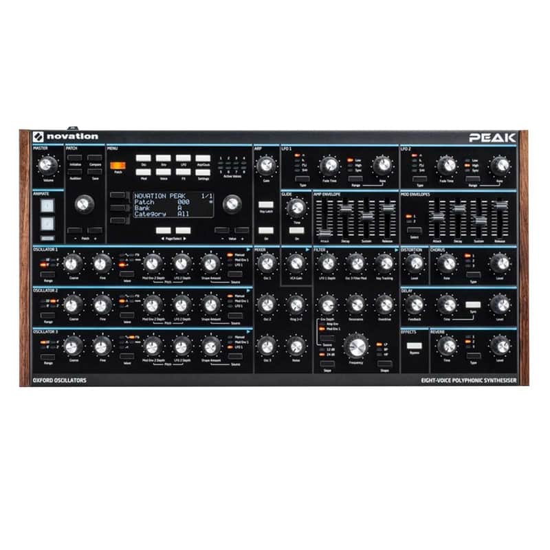 ノノノページ Novation Peak 8-Voice Desktop Synthesizer | Reverb