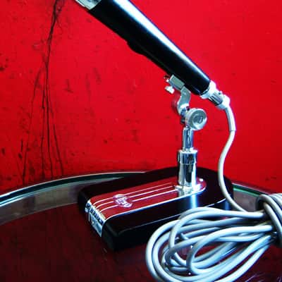 Vintage 1950's Aiwa DM-8 dynamic omni-directional Microphone Hi Z w accessories Calrad Olson Lafayette # 4 image 12
