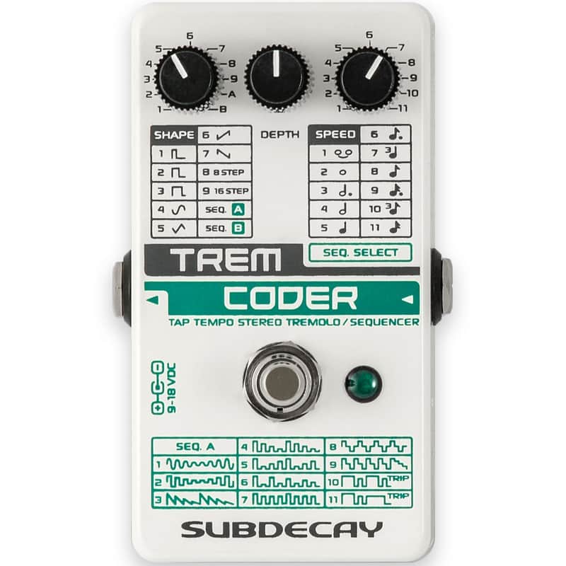 Subdecay TremCoder – Tremolo / Sequencer image 1
