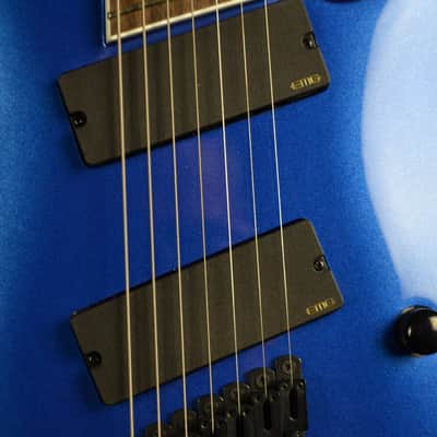 Jackson Jackson X Series Soloist Archtop SLAT7 Fan Fret - Metallic Blue image 4