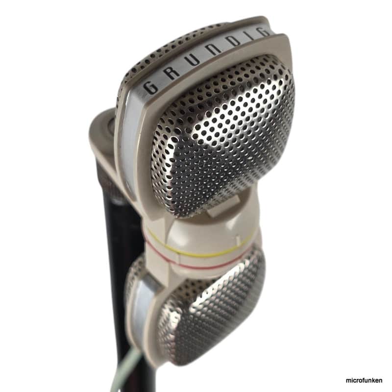 Grundig / Sennheiser GDSM202 60's Vintage Stereo Dynamic Microphone image 1