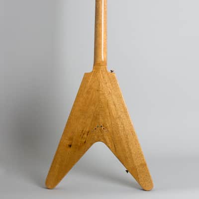 Echopark  Albert 58 Flying V Solid Body Electric Guitar (2017), ser. #XX-020/EL-1370, original brown tolex hard shell case. image 2