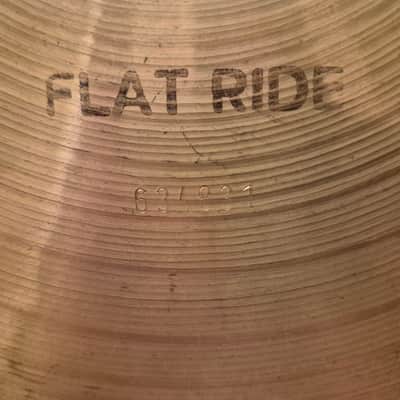 Paiste Vintage 2002 Black Label 20" Flat Ride 1970s image 4
