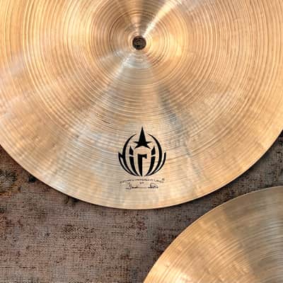 LIGHT Complex Massive Diril 16” Custom Hihats 1058 1370 g PERFECT! Gorgeous Serrated Lathing image 5