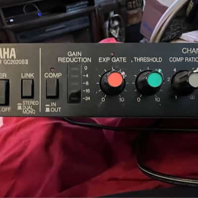 vintage Yamaha GC2020 Dual/Stereo Compressor/Limited +Noise Gate, 1U Rackmount
