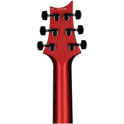 PRS Paul Reed Smith S2 Standard 24 Satin Pattern Thin Electric Guitar (with Gig Bag), Satin Red Apple Metallic image 8