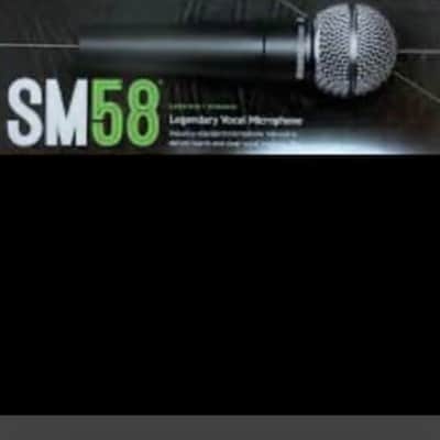 Shure SM58 LC Dynamic Vocal Microphone + Stand Clip