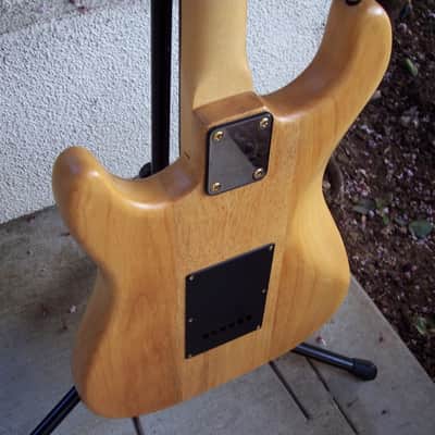 Lotus Stratocaster Style Electric Guitar Japan MIJ L-660 70s-80s Natural Tortoise Pickguard image 15
