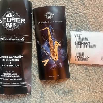 Selmer Paris Reference 54 74F 2021 - Gold Lacquer image 12