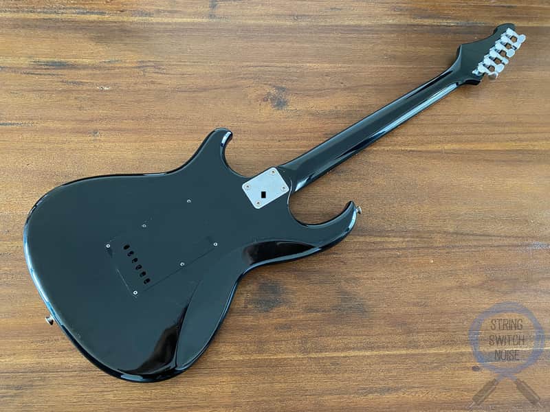 Aria Pro II Guitar, RS Wildcat, SUPER STRAT, Black, MIJ, 1986 | Reverb