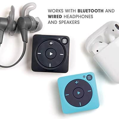 Mighty Vibe Spotify and Amazon Music Player - Bluetooth & Wired Headphones - 1,000+ Song Storage - No Phone Needed Digital Audio Player - Black image 4