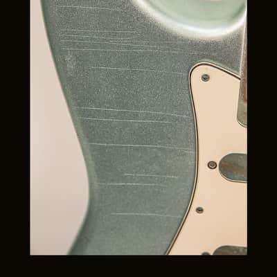 Guitar Mill S-Style Body / Alder / 3 lbs. 9 oz. / Nitrocellulose 'Firemist Silver'/ Light Relic (#GIN-4119) image 2