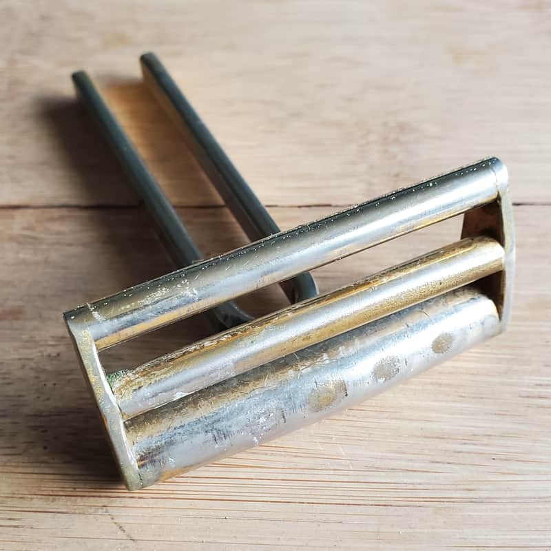 1960s Gretsch Viking Tuning Fork Bridge - Gold image 1