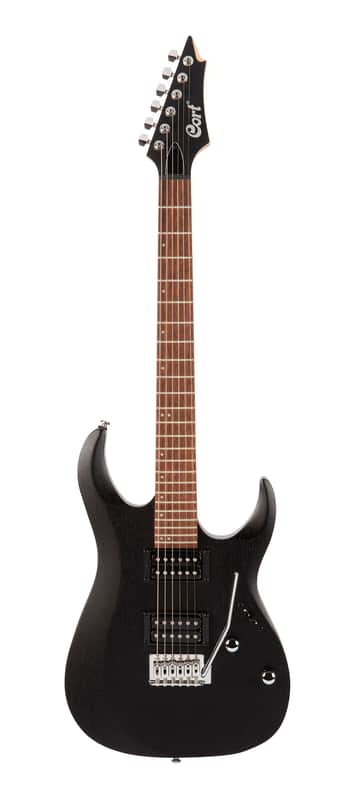 Cort X100 Black Electric Guitar image 1