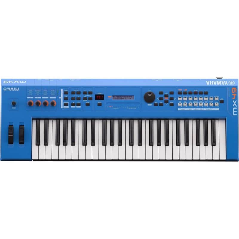 Yamaha MX49 Blue Performance Synthesizer - Open Box image 1