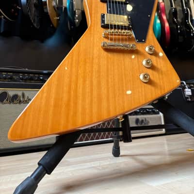 Epiphone - 58 Reissue Korina Explorer (Natural - Gold) w/ Gig Bag - 2022 - USED image 9