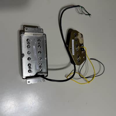 Squier Vintage Tele - Silver/Black Pickups/ Humbucker/ Single Coil image 1