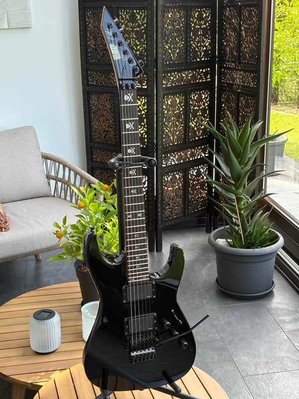 ESP ESP KH-II K 21748 -1996 Japan Custom Shop Kirk Hammett 1996 - Black image 1