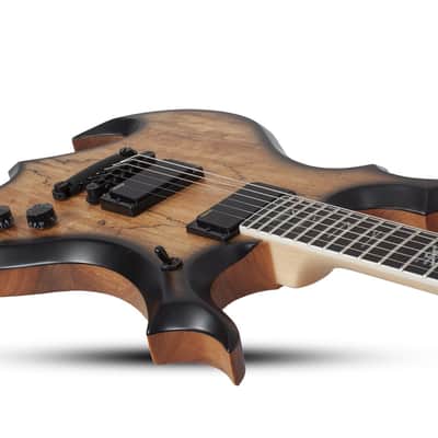 Wylde Audio Wrathmaker Spalted Maple with Black Burst image 3