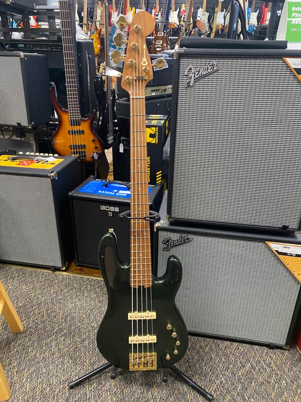 Charvel Pro-Mod San Dimas Bass JJ V Lambo Green Metallic **IN-STOCK** image 1