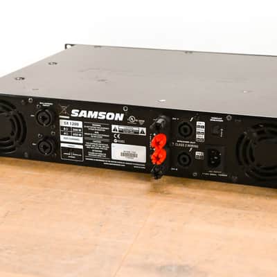 Samson SX1200 2-Channel Rack-Mount Power Amplifier CG010UT image 6