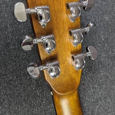 Zager ZAD50 Dreadnought Acoustic Guitar Natural Satin Finish w/ Hardshell Case image 10