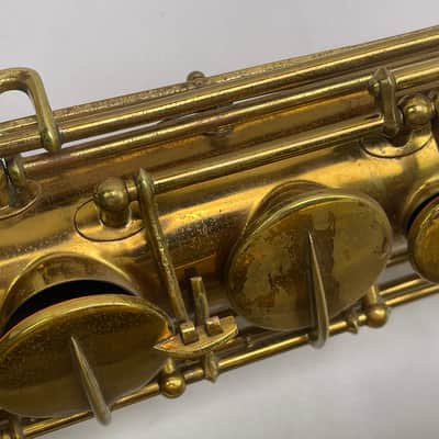Buescher Vintage True Tone Baritone Saxophone 1927-1928 S/N 224362 MII All Original image 11
