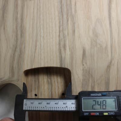 Unfinished Ash Jazz bass guitar body - fits Fender necks J1368 image 9