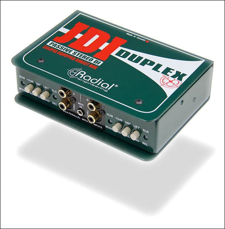 Radial Engineering JDI-DUPLEX Passive Premium Stereo Direct Box image 1