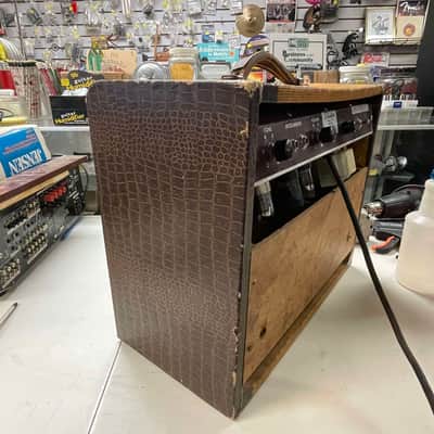 1956 Silvertone 1331 Tube Combo Amp - Tweed image 8