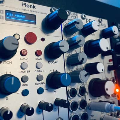 Intellijel Plonk Physical Modeling Percussion Eurorack Synth Module 2017 - Present - White image 2