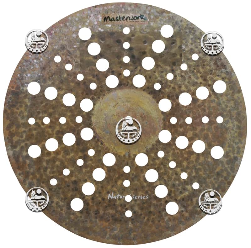 Masterwork Cymbals 19" Natural Fx Multi Hole Crash image 1