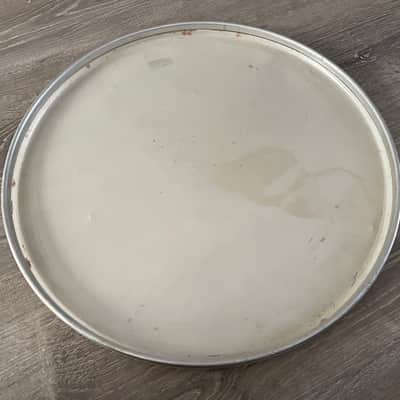 Gretsch 1970s Stop Sign Badge SSB Era Permatone Drum Head 16 Inch Coated Black Ink image 3