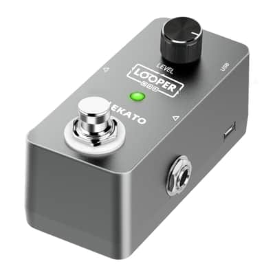 LEKATO Guitar Looper Effect Pedal Loop Pedal 5 Minutes Looping Time Looper Pedal ONE Looper Unlimited Overdubs image 10