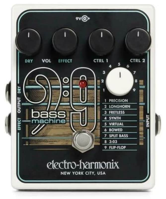Electro-Harmonix Bass9 Bass Machine 2019 - Present - Black image 1