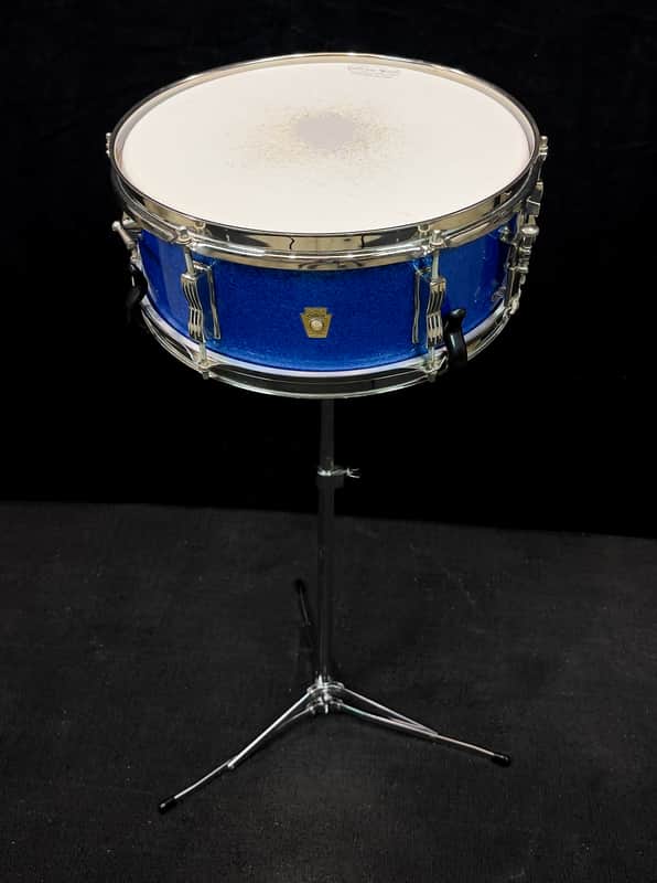 1960s LUDWIG Pioneer 6 Lug Snare Drum With Stand image 1