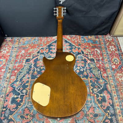 *Video* Aria Pro II Les Paul Gold Top Model LS600 Slab Mahogany - 1980 image 12