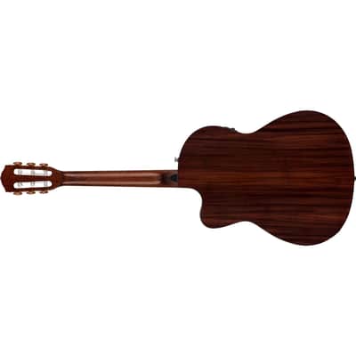 Fender CN-140SCE Thinline Concert Nylon String Acoustic Guitar image 2