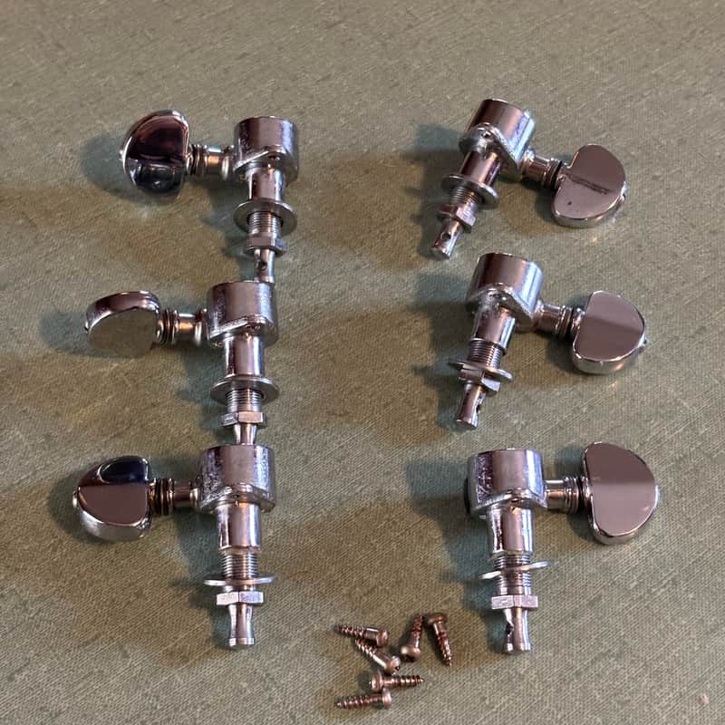 Vintage Grover Rotomatic 3+3 tuners - USA made image 1