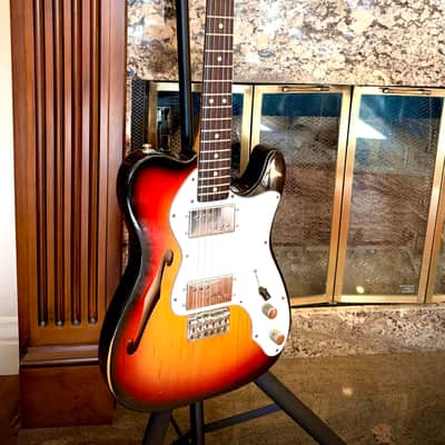 1974 Fender Telecaster Thinline | Sunburst | Rosewood Neck | Ex-Tom Bukovac image 1