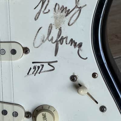 Fender Stratocaster Am. Std. 1996 - Clapton Colors & autographed by "Spirit's Randy California" back in 1997 ! image 9