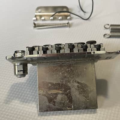 1980's Era Original Floyd Rose Made in Germany Chrome Tremolo Bridge Vibrato Kramer Guitar image 11